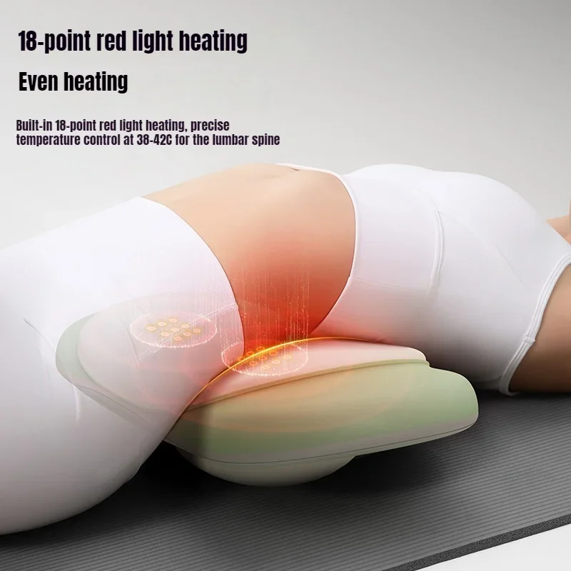 Lumbar Vertebra Massager with Pulse Heat for Waist Improvement