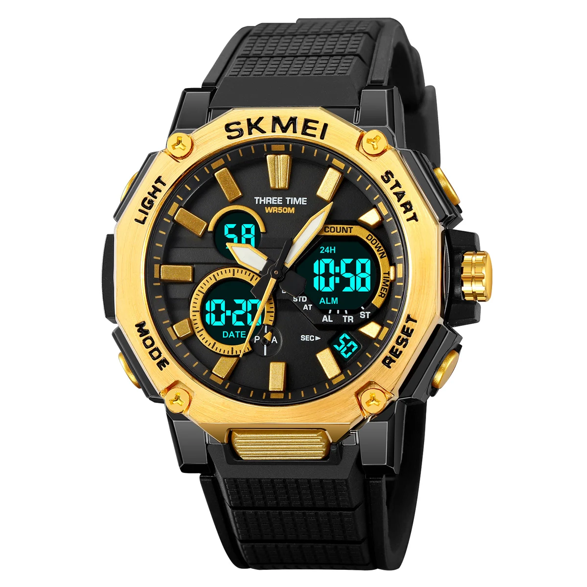 SKMEI Dual Display Sport Watch Mens Chrono Fashion Casual