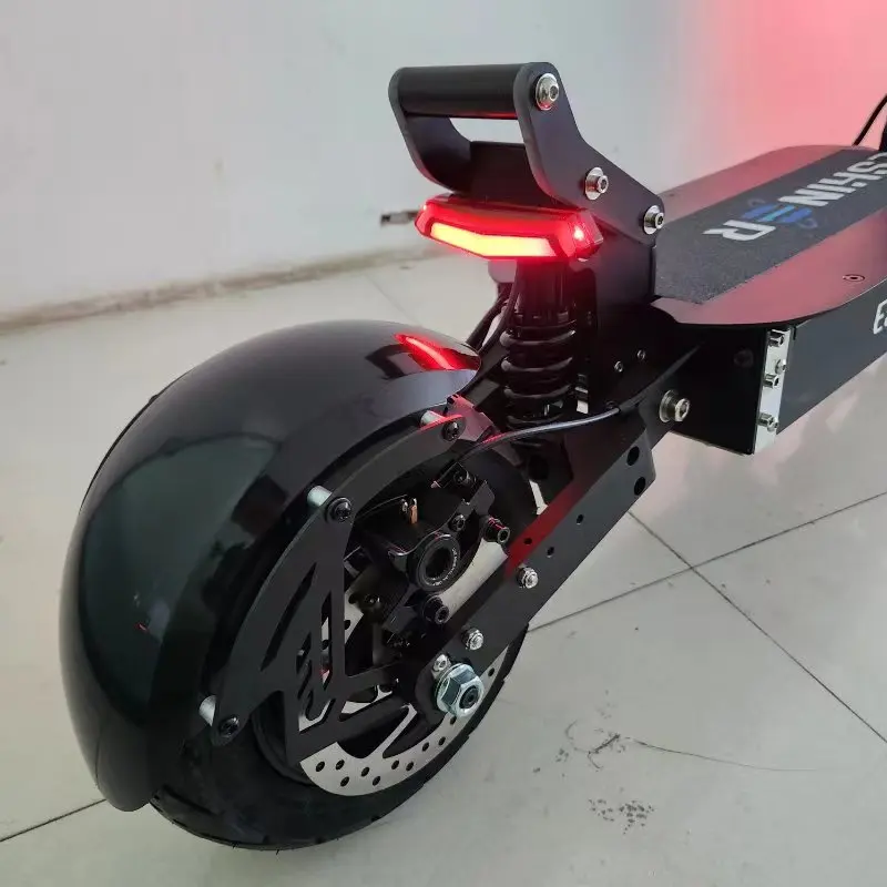 60V Adult 11inch Electric Scooter 30Ah 35Ah 40Ah Lithium Battery C-type Spring Damping 75-85km/h Foldable Scooter