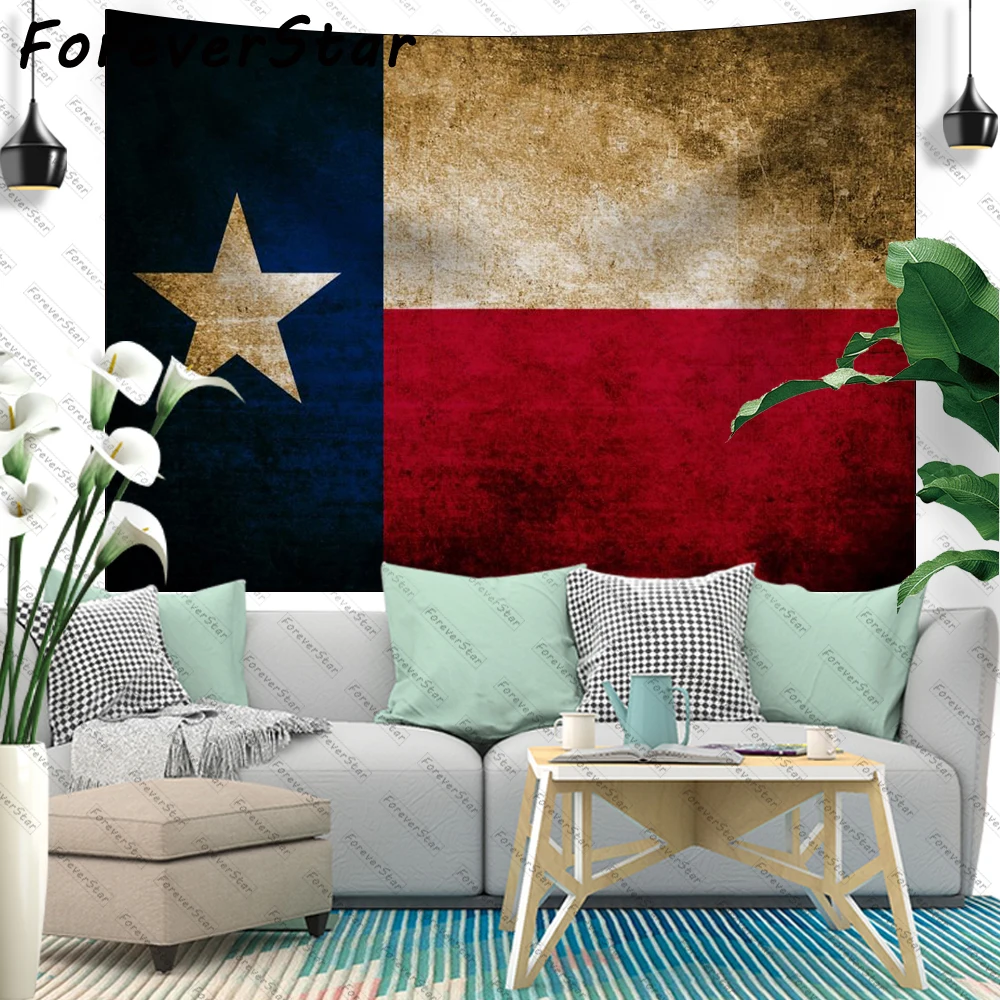 

Vintage Flag of Texas Funny Tapestry on the Wall Decor Bedroom Decore Tapestries Room Decoration Hanging Home Textile Garden