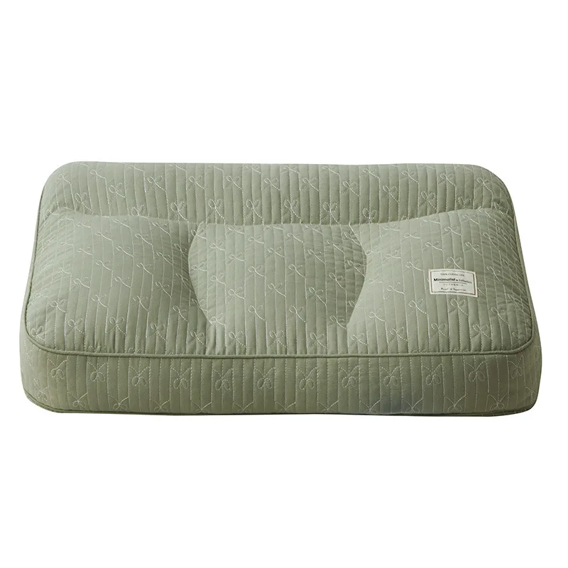 【 Pure Buckwheat Shell Wheat Partition Neck Pillow 】 Natural Herbal Whole Buckwheat Shell Pillow Core Adult Inverted Bow Cervica 5