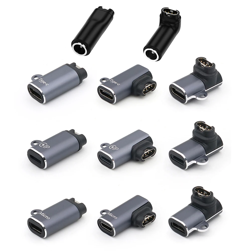 1Meter Charging Cable for Garmin Fenix 7/7S/7X/6/6S Forerunner 745 Type C/Micro USB/IOS Watch Charging Converter Charger Adapter