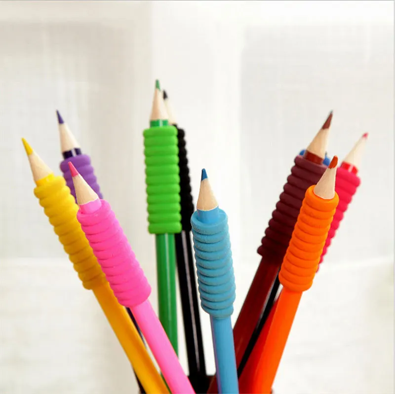 Impugnature Matita Per Bambini - 10 Pezzi Ergonomici, Correzione Postura Scrittura - Foto 4