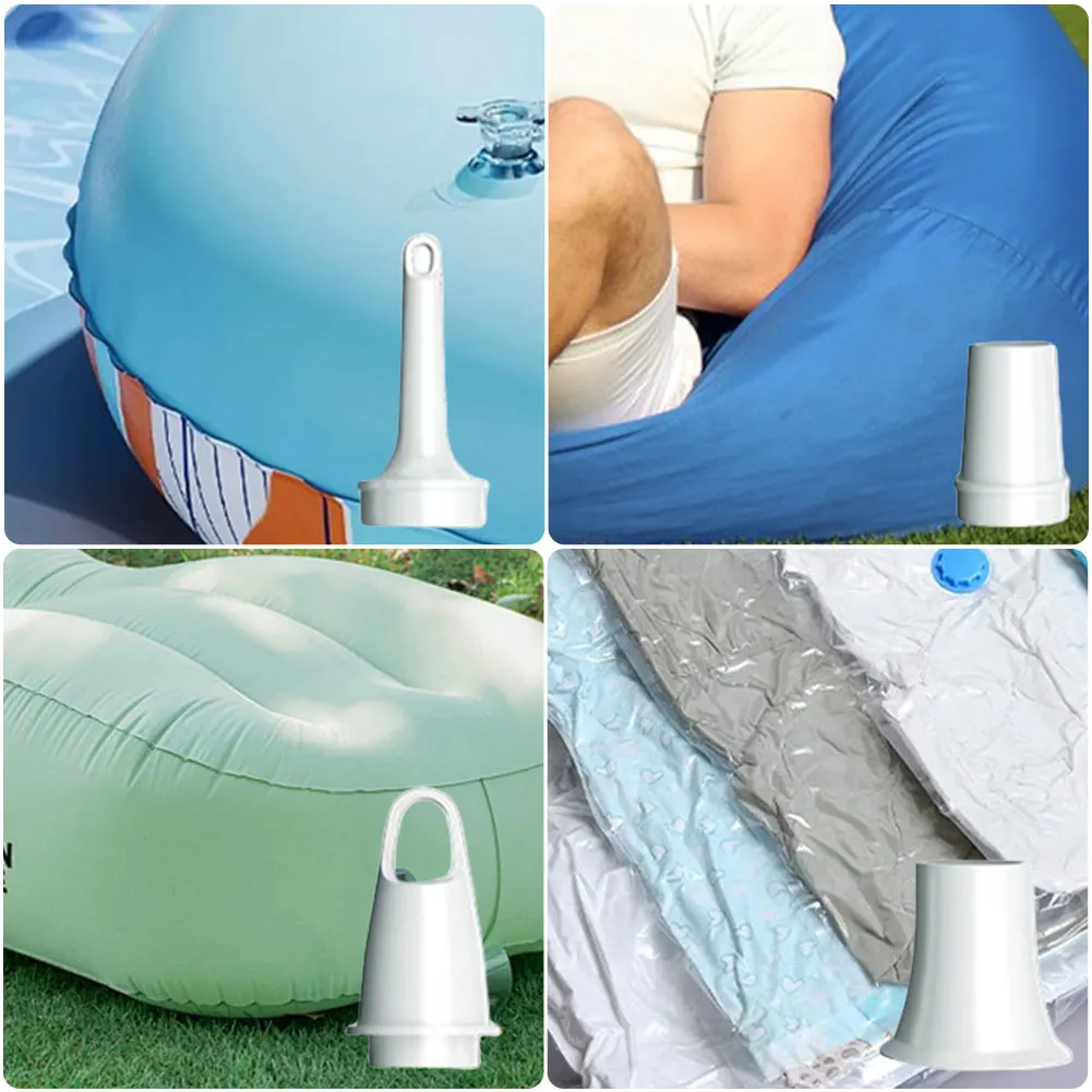 Electric Air Pump Portable Wireless Air Compressor Inflator/Deflator Pumps For Inflatable Cushions Air Beds Boat Swimming Ring