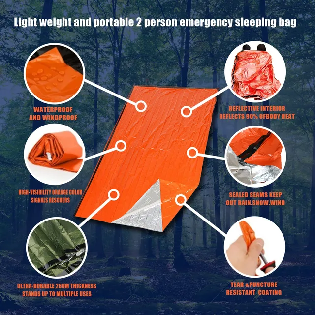 Emergency Thermal Sleeping Bag 6