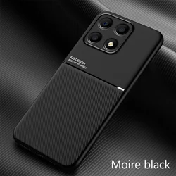 Shockproof TPU Bumper Anti-Slip Soft Silicone Phone Case for Honor V40 (Black)