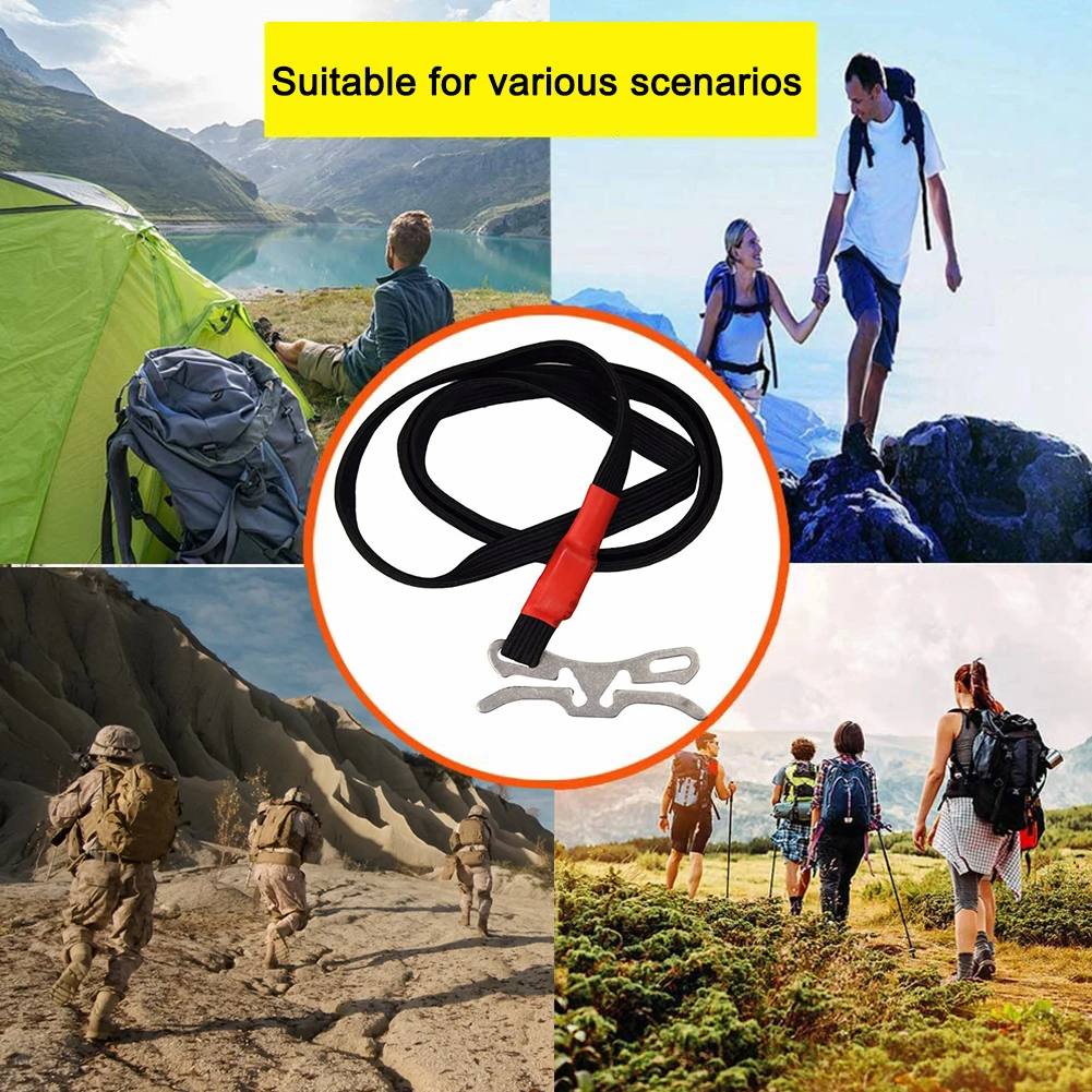 Tourniquet Kit Tactical Tourniquet 1/2/3pcs Tourniquet Survival Combat Application Red Tip Medic Emergency Belt Aid For Outdoor Exploration Hiking Hunting