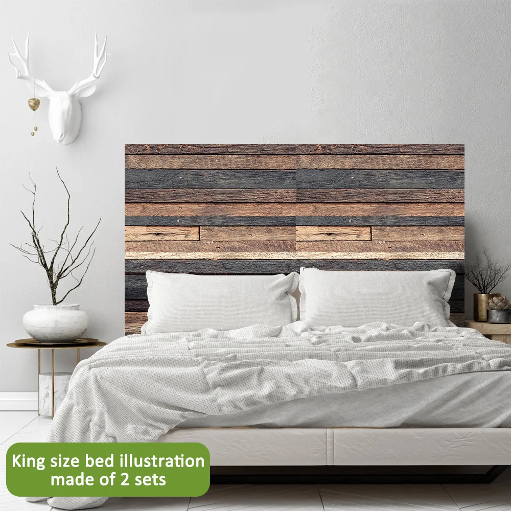 Holz Vintage Getreide Stairway Vinyl Boden Tür Aufkleber Adhesive DIY Wasserdichte Treppe Tapete Für Treppen Aufkleber Wohnkultur – Detail 18