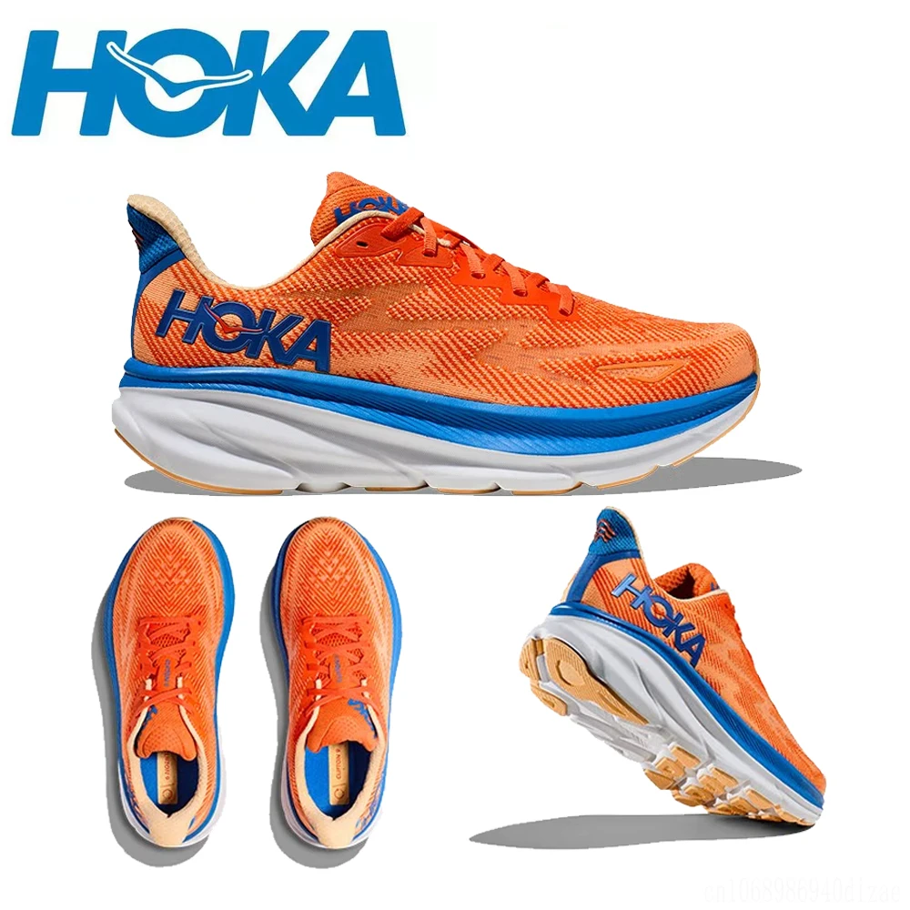 New Hoka Clifton 9 Running Shoes Mens and Women's Lightweight Cushioning Marathon Absorption Breathable Highway Trainer Sneakers 1