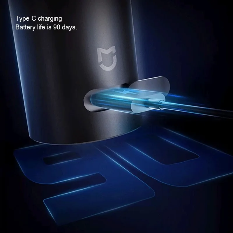 NEW XIAOMI Mijia Electric Shaver S301 Smart Quick Shaving Machine LED Display Two Gears Type-C Rechargable Razor Beard Trimmer 3
