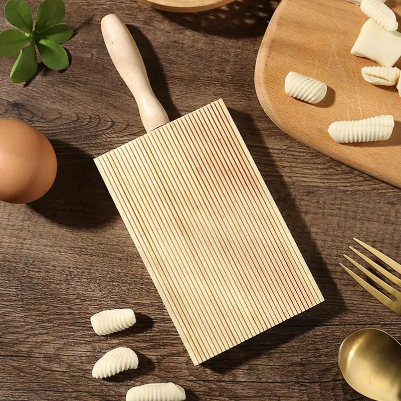 Gnocchi Pasta Plate Pasta Shaper Tools Butter Maker Stripe Pattern Butter  Table 