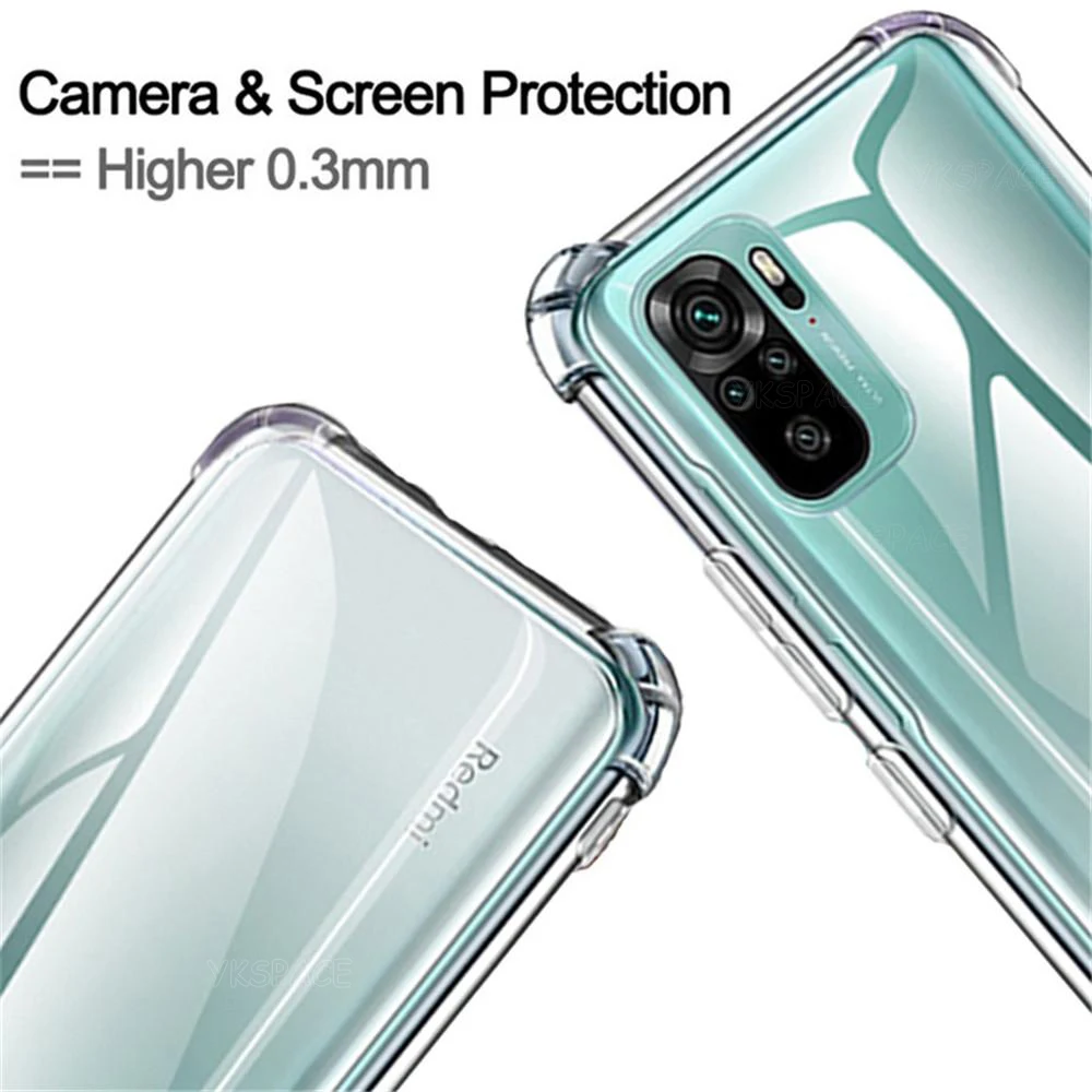 Airbag Shockproof Transparent Soft Silicone Phone Case Cover