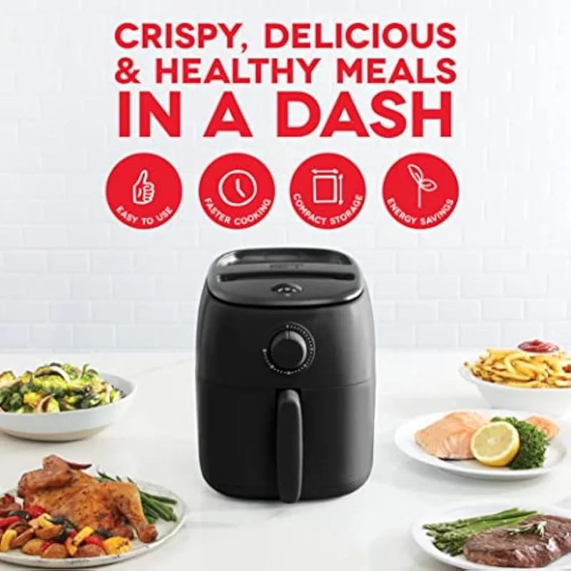 Dash AirCrisp Pro Electric Air Fryer Oven Cooker with Digital Display