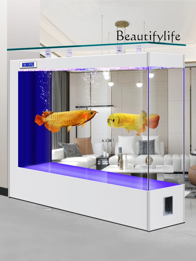 

Subareas Screens Living Room Fish Tank Household Intelligent Super White Glass Aquarium
