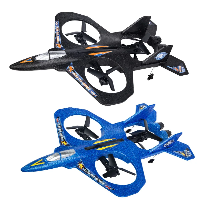 RC Plane With HD Camera 2.4G Radio Remote Control Aircraft Wide Angle Camera 360° Tumbling RC Fighter EPP Foam RC Toy Kid Gifts 6