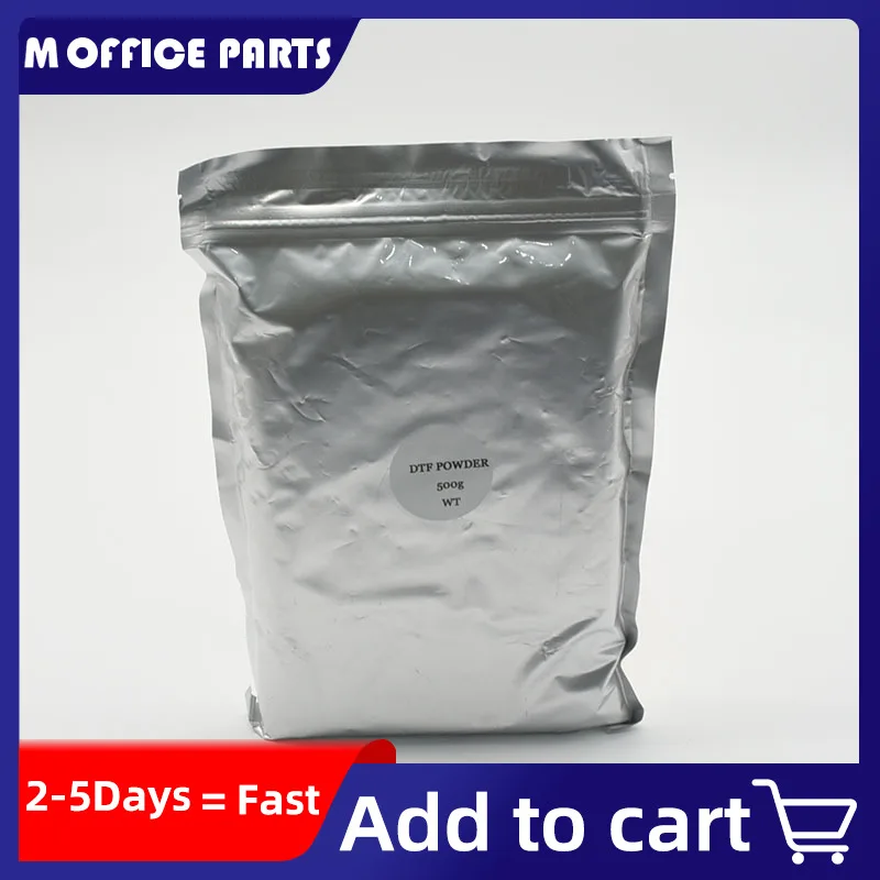 500g DTF Powder For Direct Transfer PET Film T-Shirt Printing Machine For DTF Printer Clothes Ink Printing And Transfer