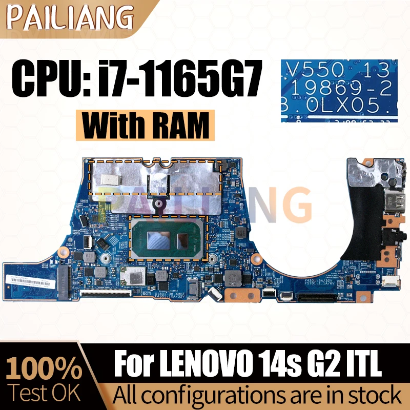 

For LENOVO V130-15IKB Notebook Mainboard Laptop 17807-3 SR342 i5-7200U With RAM 5B20Q60174 Mainboard Full Tested