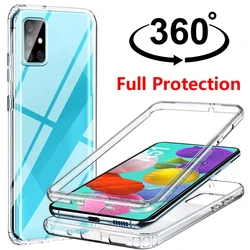Premium 360° Shockproof Silicone Phone Case - Durable Protective Cover - A52S (Clear)