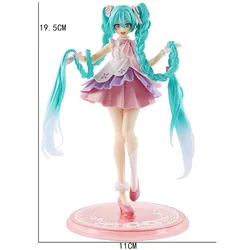 Hatsune Miku Anime Girl Desktop Decor Collectible Doll - Kawaii Vocaloid Statue (1pc)