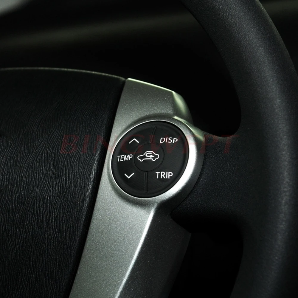 2PCS For Toyota Prius Prius C 2011-2015 Aqua 2012-2014 Button Multifunction Stee