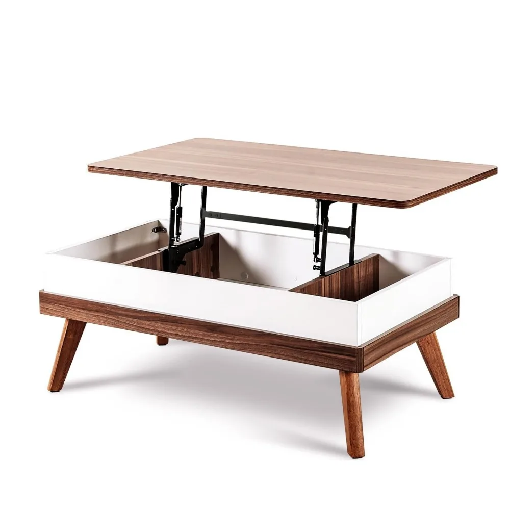 Coffee Table Furniture Free Shipping Easy-to-Assembly Center Table With Hidden Storage Compartment Tables Café images - 6