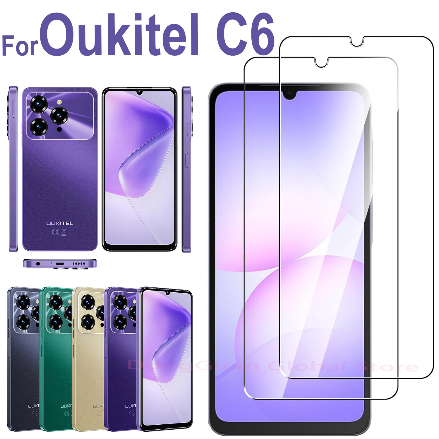 Premium Tempered Glass Screen Protector - 1/2/3/4 Pack