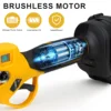 HECUS 30mm Brushless Electric Pruner Shear 1500W Cordless Rechargeable Fruit Tree Garden Power Tools For Makita 18V Battery 4