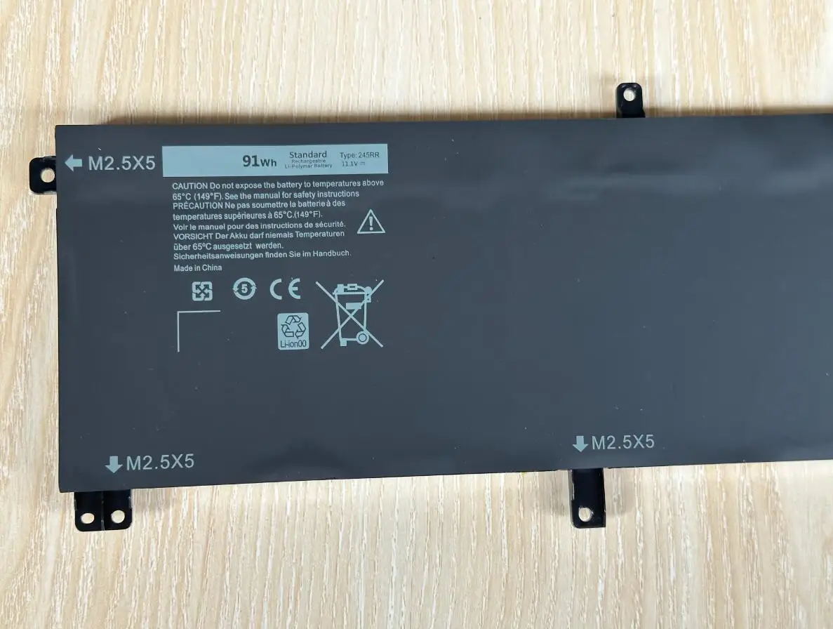 Bateria para Dell Xps 15 9530 Precisão P31f M3800 245rr T0trm H76m - Imagem 5