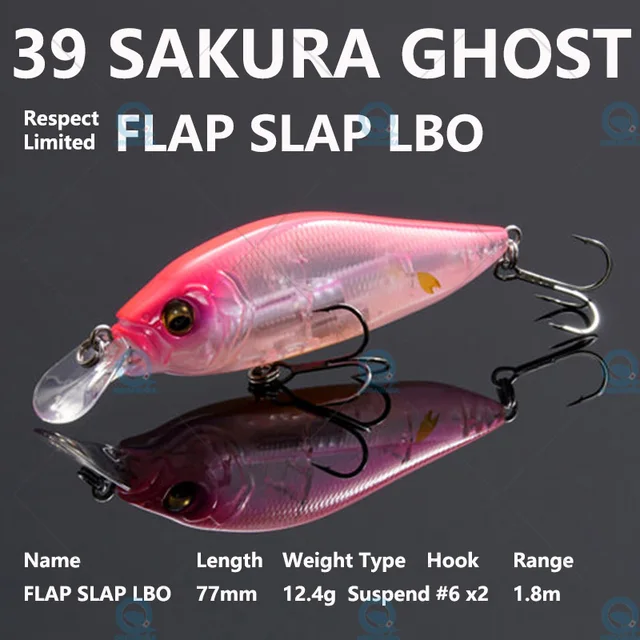 JAPAN Megabass Fishing Lure FLAP SLAP LBO SW Suspend /Slow