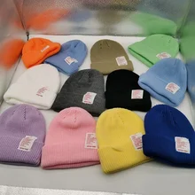 

New Cloth Lable Beanies Skullies For Men Women Autumn and Winter Warm Soft Wool Hat Knit Hat Couple Student Hat