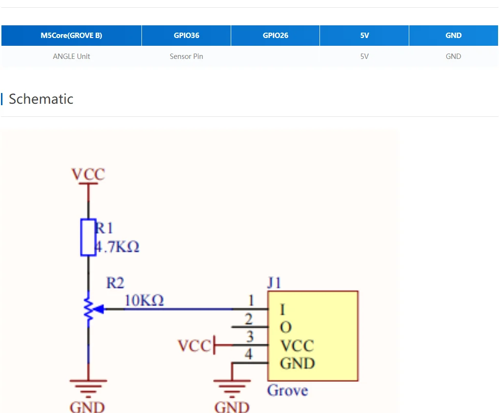 Official Mini Angle Unit Rotary Switch with Potentiometer