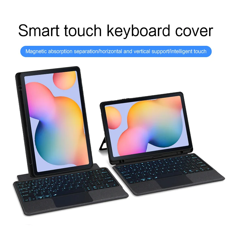 Retroiluminado, Capa para Galaxy Tab S6 Lite,