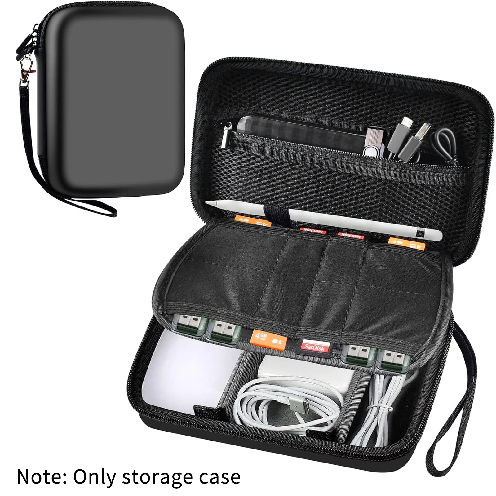 Electronics Organizer Bag for Macbook Pro Charger, for Apple Magic Mouse and Pencil, Travel Accessories Case Power Bank