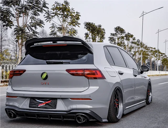 VWゴルフ8 MK8 VIII 2020 2021カーボン カーエクステリアミラーキャップドアウィングドアミラー カバーレーンアシスト付き Mirror Cover For VW Golf 8 MK8 R GTI R-Line 2020+ w⁄o Lane Assist Carbon  Fiber