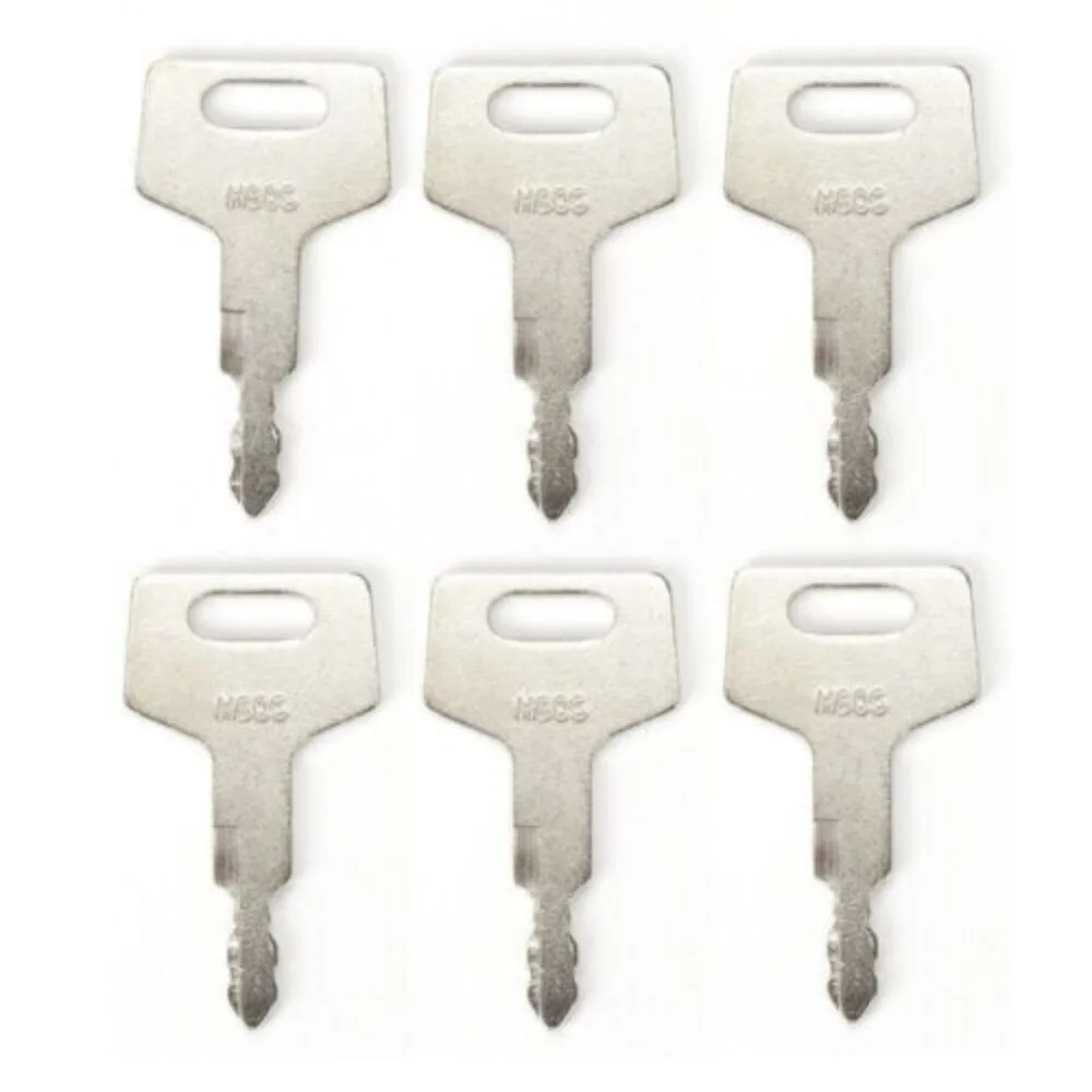 H806 Key 6Pcs for Takeuchi Excavator & Track Loader