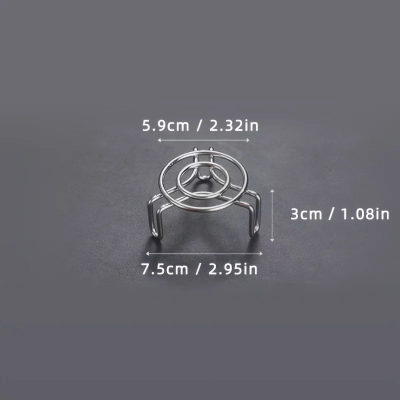 2-Inch Stainless Steel Steaming Rack - for Boiling, Simmering, or Heating Small Portions - Camping, Office, Home Kitchen Used