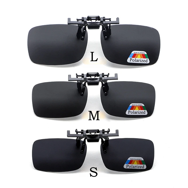 YIMARUILI Trendy Reversible Prescription Glasses Polarized Clip Driving Travel UV400 Portable Sunglasses Night Vision Sunglasses