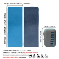 Camping Cooling Towels with EVA Case, Compact & Portable Travel Ice Towel Quick Dry Towels for Sports Gym, Hiking and Yoga 2
