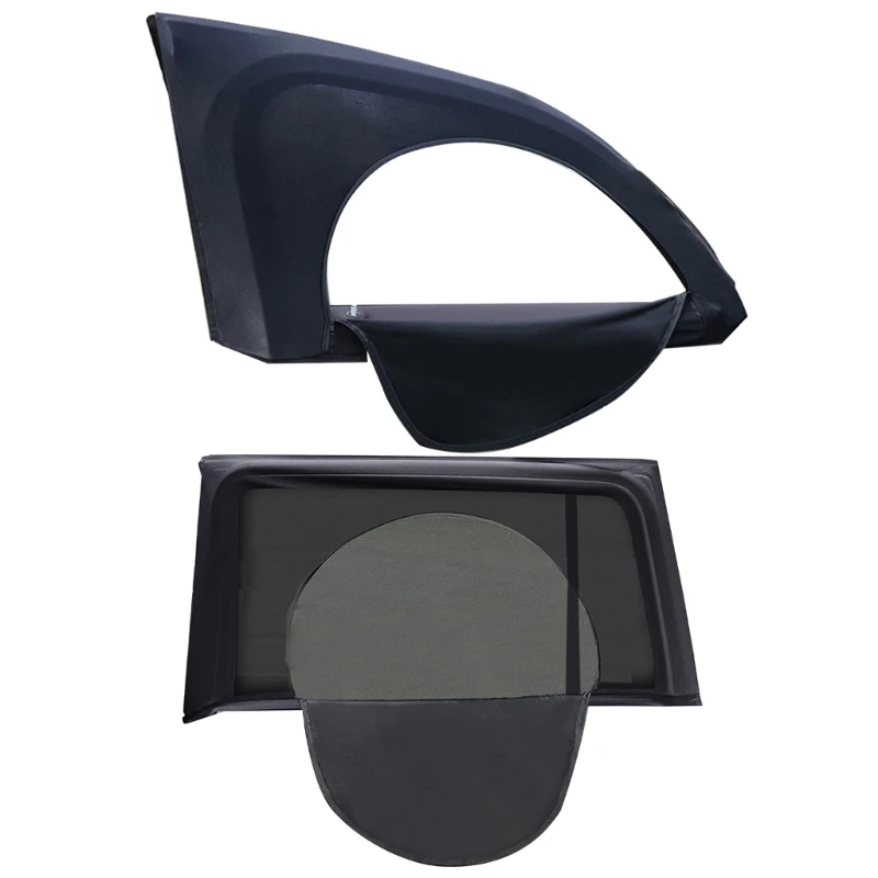 

2Pcs Car Window Shade Front/Rear Side Window Sun Shade for Kid Mesh Covers
