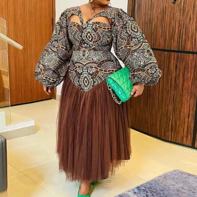 Ebere Long Sleeve Print Dress - Image 3