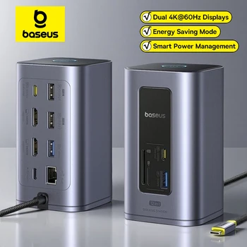 Baseus Hub USB C 12 en 1 4K HDMI 1