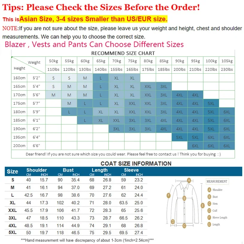 Blazer Vest Pants Solid Color Formal Business Office Suit Three-piece Set S-6XL Groom Wedding Show Dress Party mens suit