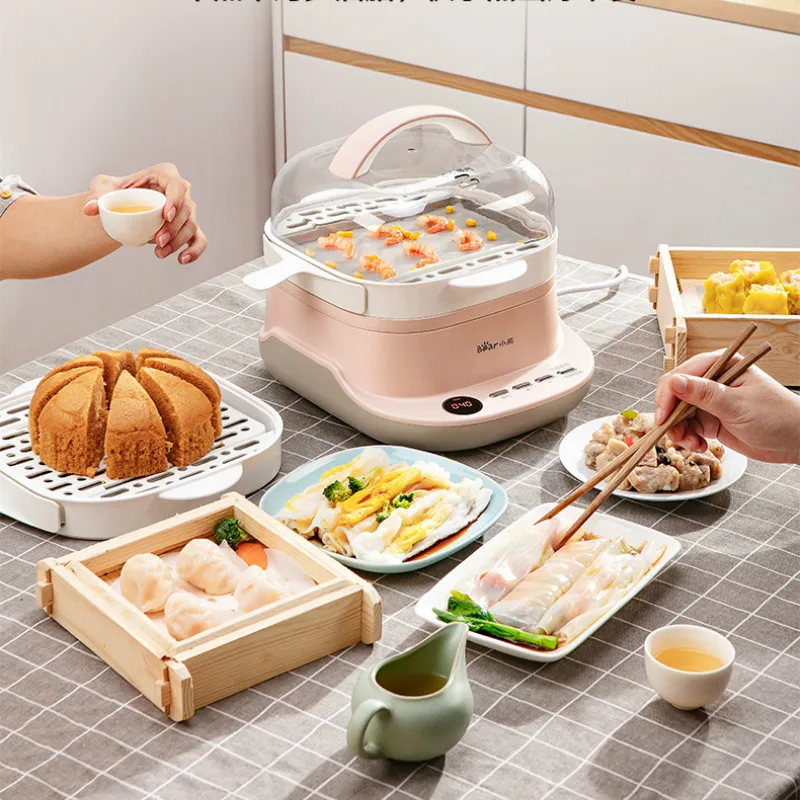 Bear Mini Intestinal CFJ-A30Q3 Powder Machine Household Electric Steamer Drawer Type Multifunctional Pot Steamed Sausage 3L