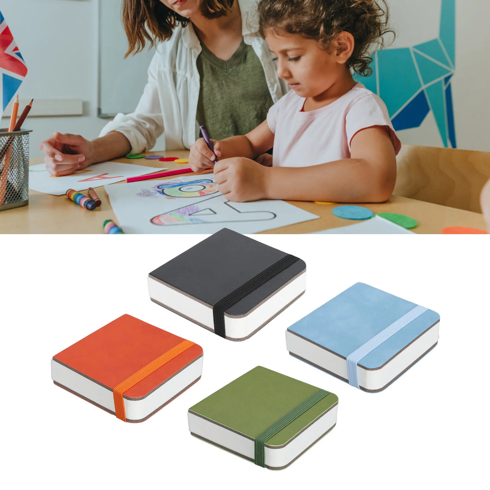 30 Sheets Watercolor Sketchbook Portable Small Watercolor Journal 300GSM White Paper Watercolor Notebook for Sketching Painting