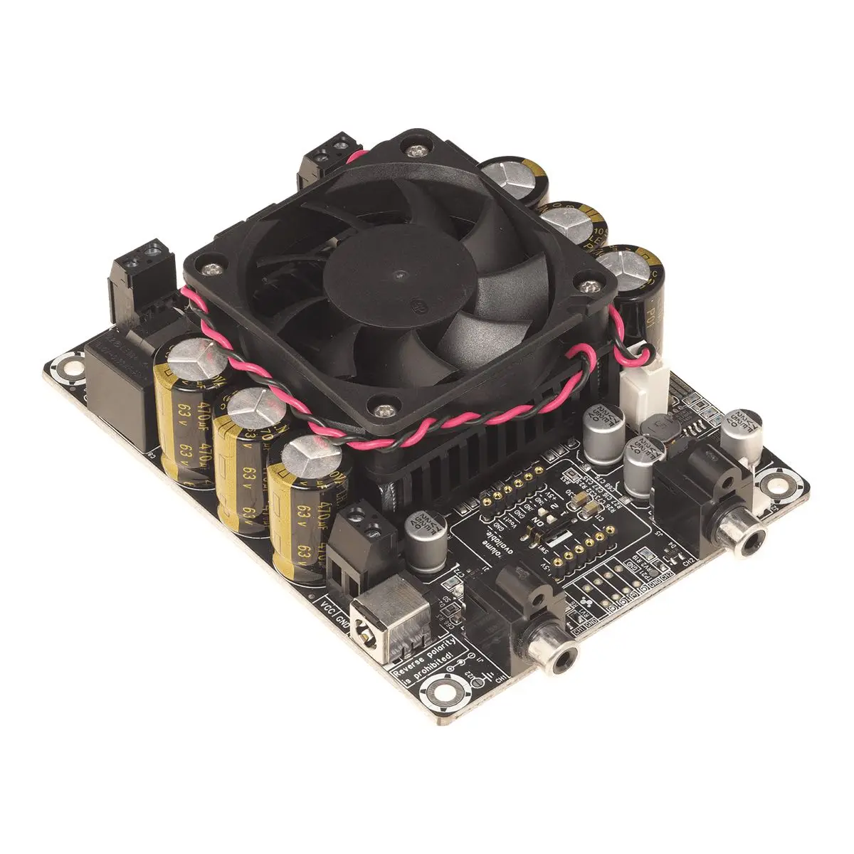 WONDOM  2 X 300W 4Ω High Power Class D Digita Audio Amplifier Board Stereo Amp Module Compact - TAS5630B For Home Speake 4