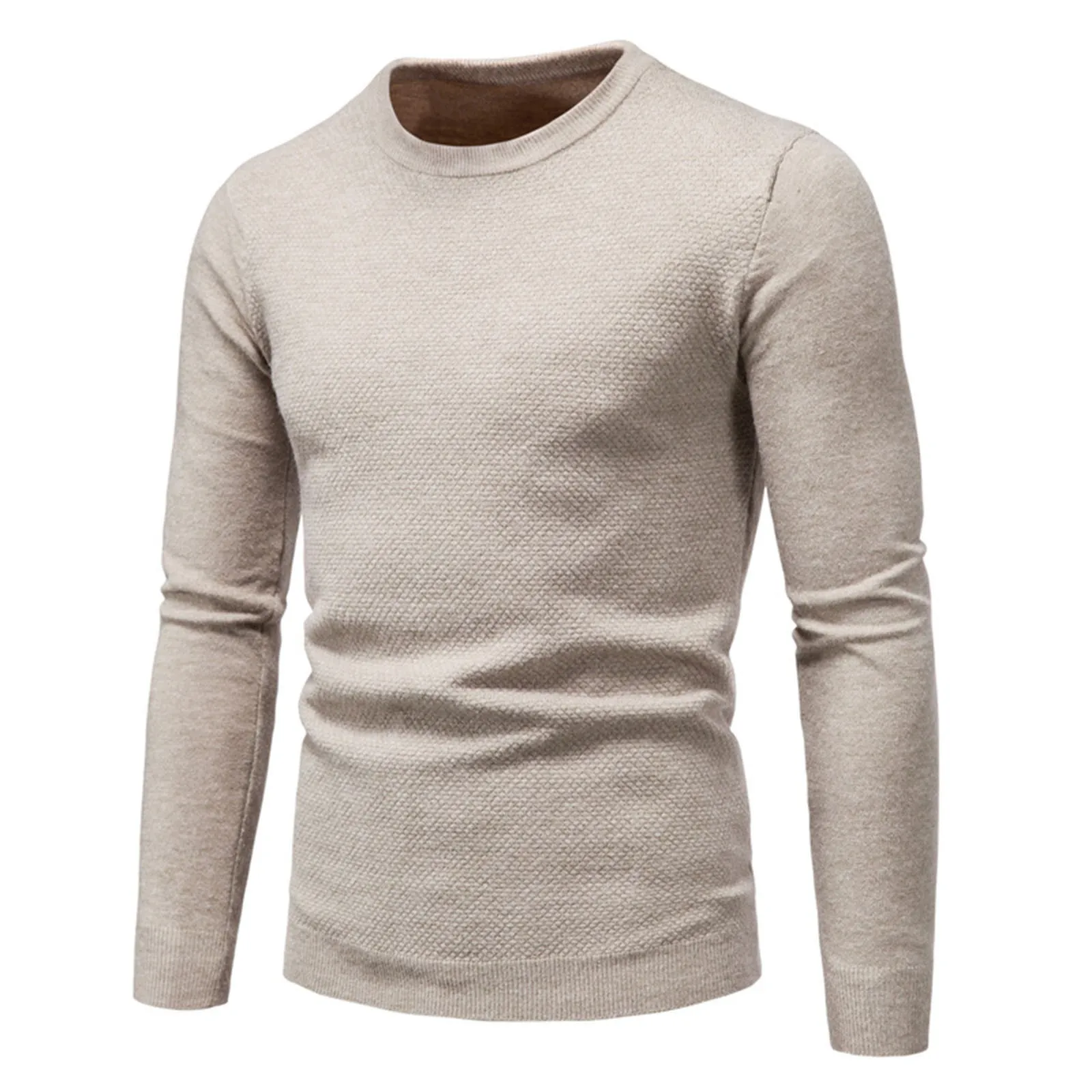 

Pullover Warm Tops Sweater Knitted Sweaters Men Autumn Winter Clothes Jumper Long Sleeve High Quality Knitwears Fleece Fashion