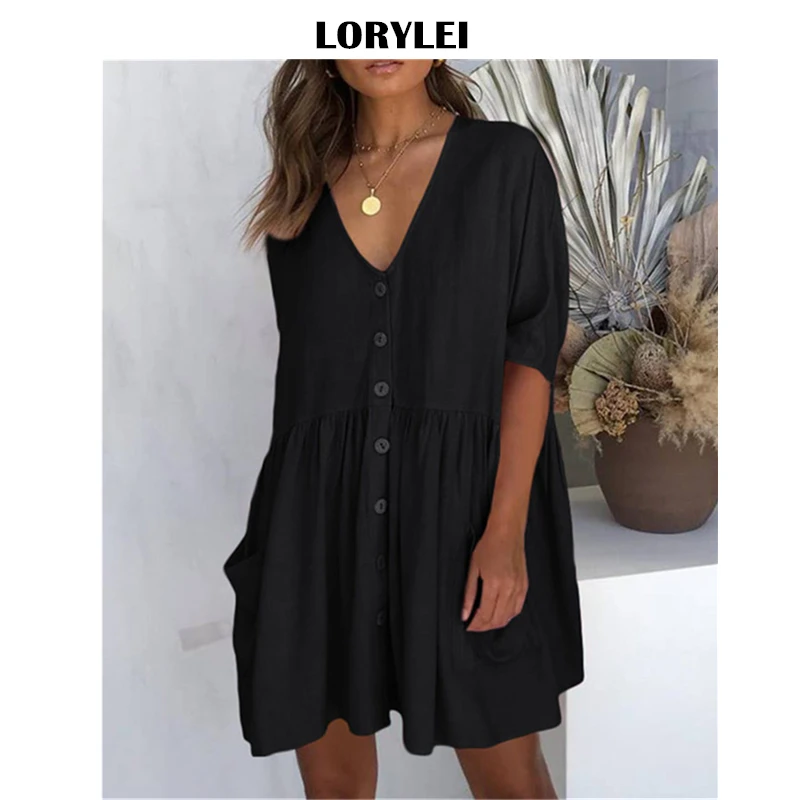 New Cover-ups 2023 Sexy V-neck Summer Beach Dress Tunic Women Casual Beachwear Swimsuit Cover Up Sarong Plage N771 1