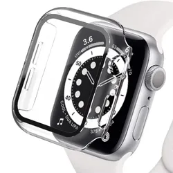 Premium Glass Cover for Apple Watch - Screen Protector & Accessories (Transparent)