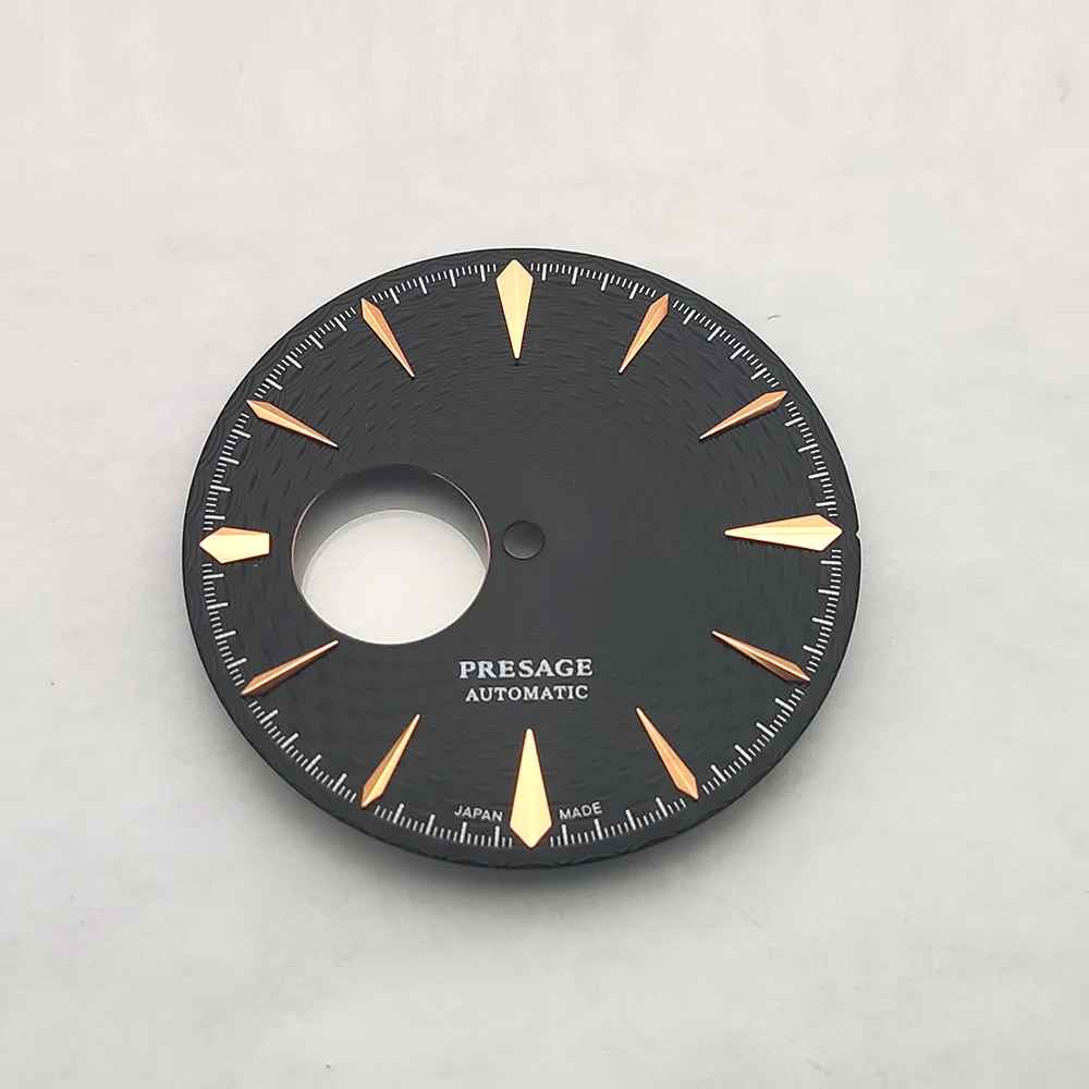 Elegant Silver Rose Gold Steel Cocktail Watch Case with Arch Glass