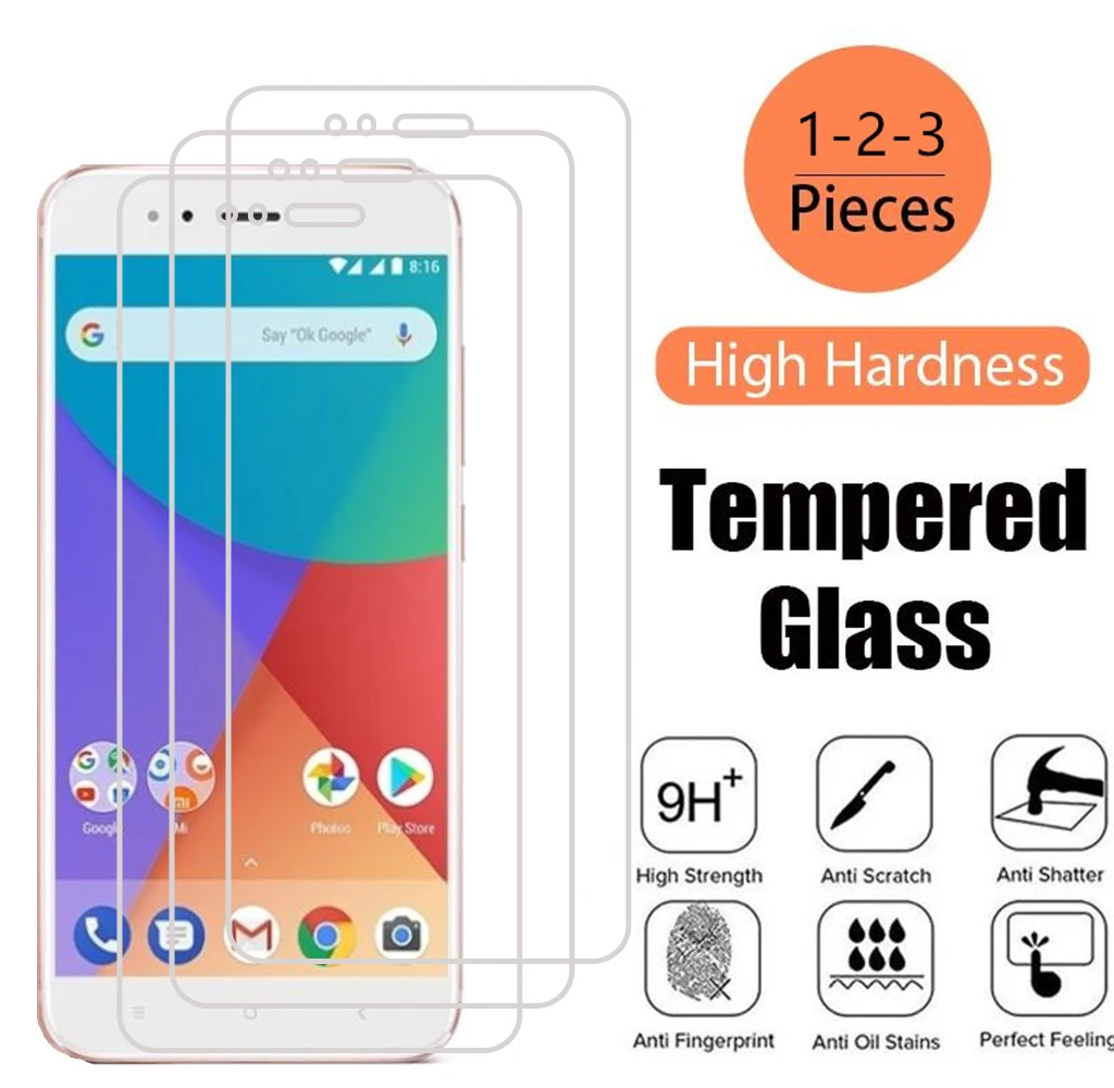 PELLICOLA VETRO TEMPERATO PER XIAOMI MI 5X / XIAOMI MI A1 PROTEZIONE MI5X MIA1 - Foto 5